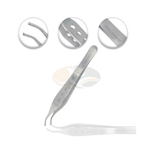 JACKBILLY Forceps de dissection Adson marron de haute qualité 12 cm, 1x2 dents, en acier inoxydable allemand, instruments chirurgicaux de précision - Product Image 2