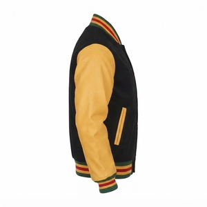 Chaqueta Varsity de Alta Calidad para Hombre, Estilo Letterman, Personalizable, Vintage, Streetwear, de Algodón para Invierno y Otoño, Corte Regular, Venta al Por Mayor - Product Image 2