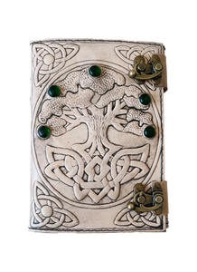 สมุดที่อยู่หนังหินวินเทจ wiccan เขียนสมุดวางแผนวางแผนแบบโบราณกระดาษตกแต่งสำหรับการเดินทางทำด้วยมือของขวัญที่เป็นมิตรกับสิ่งแวดล้อม - Product Image 6