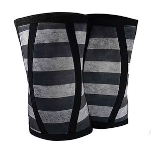 Jambières non tissées pour femmes, motif géométrique, réglables, épaisses, extensibles en spandex, pour garder au chaud, usage quotidien, noir, bleu, jaune, rouge, blanc - Product Image 6