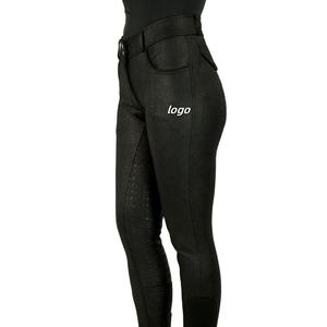 High Waisted Women Horse <b>Riding</b> Breeches Silicone Full Seat Equestrian Leggings Compression Horseback <b>Riding</b> Pants - Product Image 3