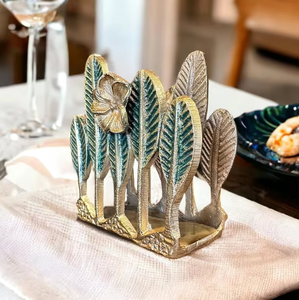 Porte-mouchoirs en métal design en acier inoxydable, fabriqué avec précision pour une présentation et une organisation élégantes sur la table - Product Image 5