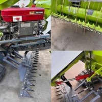 Moissonneuse-batteuse multifonctionnelle mini 25 CV avec transmission par engrenages pour la récolte du riz, du blé et des céréales