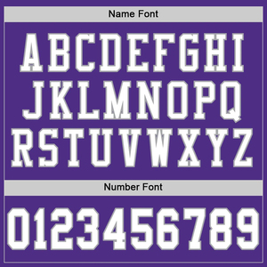 Camiseta de Fútbol Americano Personalizada para Hombre, Cuello en V, Manga Corta, Color Morado, Impresión Sublimada, Malla Transpirable, Corte Regular, Nombre y Número del Equipo - Product Image 4