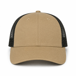 SELF INDUSTRY Adjustable Cotton Mesh Casual Trucker <b>Hats</b> Breathable Snapback <b>Caps</b> Custom Logo 7-Panel Color Baseball <b>Caps</b> - Product Image 4