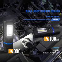 Recargable 360 °   Lámpara de Inspección 3W COB+1W LED