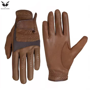 Nouveauté : Gants d'équitation d'été faits à la main, antidérapants, respirants, légers, unisexes, en cuir véritable, taille L, sur mesure - Product Image 6