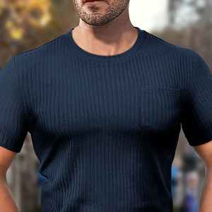 Nouveau T-shirt pour homme en coton de haute qualité à manches courtes pour homme, couleur unie, décontracté, hauts pour homme, t-shirts - Product Image 4