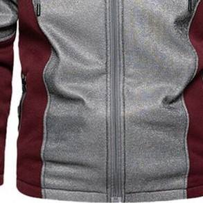 Chándal de invierno con capucha 2026, informal, transpirable, ecológico, de poliéster/algodón, con estampado y bordado, diseño 2 en 1, de peso pesado. - Product Image 4