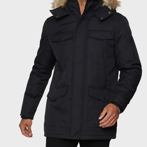 Veste parka multi-poches pour homme, design tendance 2025, prix bas, prix d'usine, veste longue d'hiver pour homme, vêtements d'extérieur - Product Image 4