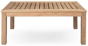 Mesa de Centro Rústica de Madera de Teca Sólida, Diseño Rectangular Minimalista, Acabado Natural, Muebles de Exportación de Primera Calidad - Product Image 2