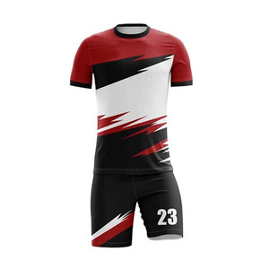<b>Soccer</b> Uniform Latest High Quality Customized 100% Polyester Short Sleeve All Seasons for Unisex in Wholesale Price - Product Image 5