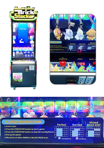 Brick Stacker Arcade Game Machine Luxury Coin Operated Electronic <b>Block</b> Stacking Simulator Major Minor Prize Outlet Game - Product Image 5
