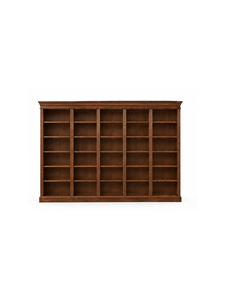 Librería Tradicional de Madera con 8 Estantes, Mueble de Almacenamiento Independiente para Oficina en Casa, Diseño Moderno - Product Image 1