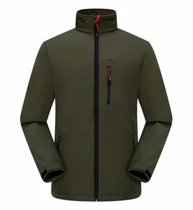 Chaqueta de Invierno para Hombre, Impermeable, con Capucha, Estilo Urbano, de Softshell, con Frente Sólido, Poliéster/Spandex, Transpirable, de Secado Rápido, con Forro Polar - Product Image 3