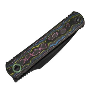 Navajas Plegables Multiusos con Hoja Oscura Afilada, Mango Ergonómico y Suave, Diseño Ligero y Portátil para Camping - Product Image 6
