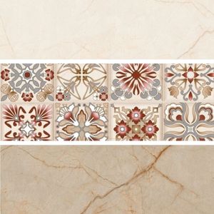 Carrelage mural en céramique blanc brillant de qualité supérieure 300x600, style moderne minimaliste pour bureaux d'entreprise haut de gamme et espaces commerciaux - Product Image 2