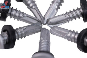 Vis autoperceuse à tête hexagonale avec revêtement Dacromet pour la connexion des poutres en acier et l'installation structurelle - Product Image 5