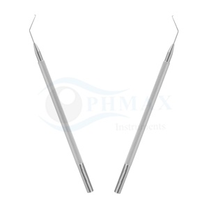 เครื่องตัดเลนส์ตาคุณภาพสูง Nagahara Phaco Chopper แกนโค้งมน ปลายทู่ พร้อมลิ่มด้านล่างขนาด 0.9 มม. ทำจากสแตนเลส - Product Image 3