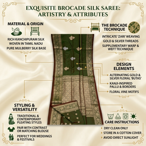 Saris en soie brodée, tissage pur Zari, vêtements ethniques indiens traditionnels de mariée, vêtements de luxe de créateur pour occasions festives, directement du fabricant - Product Image 6