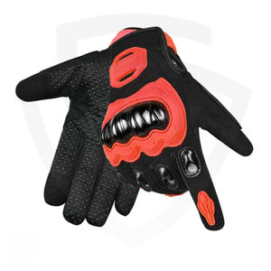 Guantes de Motociclismo de Cuero para Invierno, Diseño Personalizado, Protección Completa para los Dedos, Pantalla Táctil, Poliéster, Impermeables, Resistentes al Viento, Ligeros - Product Image 1