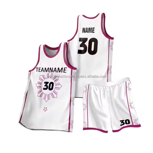 Camiseta de Baloncesto Sublimable Personalizable para Adultos, Talla Grande, Secado Rápido, Transpirable, 100% Poliéster, Ropa Deportiva, Equipo Personalizado - Product Image 2