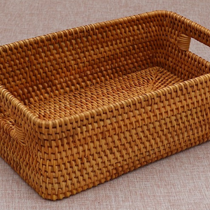 Meilleur prix de vente en gros, direct usine au Viet Nam, bac en rotin, excellent choix pour les décorateurs d'intérieur à la recherche de solutions de rangement pour la lessive - Product Image 1