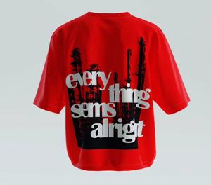 Nouveauté - T-shirts pour hommes en coton 100% - Impression sérigraphique - Col rond - Tricot épais - Coupe décontractée - Style hip-hop - Manches courtes - Séchage rapide - Product Image 4