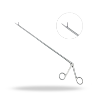 Forceps chirurgical vétérinaire CHEVALIER JACKSON ALLIGATOR 30 cm pour l'élimination des corps étrangers chez les animaux