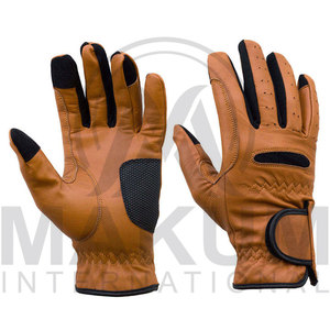 Gants d'équitation en cuir respirant pour adultes et enfants, logo personnalisé, hiver - Product Image 5