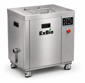 Top Selling Household Food Anaerobic Digester 25kg/day Capacity Stainless Steel 24hr <b>Composting</b> Disposal Machine Best Price - Product Image 1