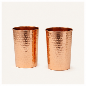 Best Selling Pure <b>Copper</b> Hammered Glass Set Ayurvedic Health Benefits Drinking Water Tumbler Handcrafted Eco-Friendly <b>Copper</b> - Product Image 1