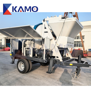 ポータブルトレーラーコンクリートミキサーポンプ、農村および都市建設プロジェクトでコンクリートを混合および汲み上げるためのワンストップソリューション - Product Image 6