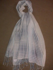 Echarpe d'été en sergé Nouveau design Long carré en viscose imprimé Echarpe tricotée - Product Image 5