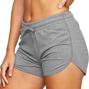 Shorts de sport personnalisés pour femmes, tissu léger, séchage rapide, taille à cordon, pour commandes en gros en ligne - Product Image 3