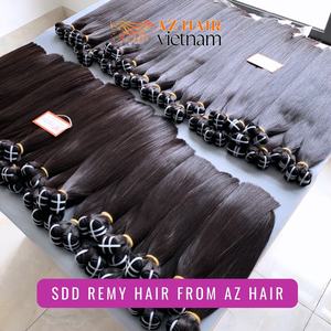 Tendance Faisceau de Cheveux Humains Vietnamiens Soyeux Naturel Noir Couleur Os Miroir Droit Trame Extensions de Cheveux - Product Image 4