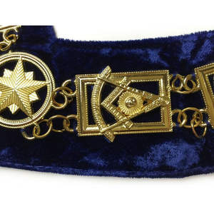 NESTA SPORTS - Collares de Regalia Masónica de la Mejor Calidad, Diseño Superior, Chapados en Oro, Técnica de Bordado en Tela, Directo de Pakistán - Product Image 4