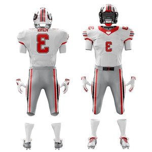 High Quality Breathable Fully Sublimated American Football Uniforms Custom Durable Printed Design Custom Colors Logo Short - Product Image 3