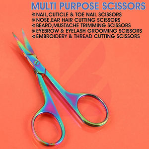 Ciseaux à cuticules en acier inoxydable faits à la main, multicolores, durables, faciles à utiliser, service OEM ODM, meilleur fournisseur, nouveauté - Product Image 5