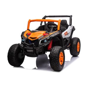 Juguetes de 2 plazas de 24V para niños grandes de 3 a 8 años con control remoto y reproductor de música, motores 4x4 de 200W y neumáticos de caucho EVA - Product Image 1