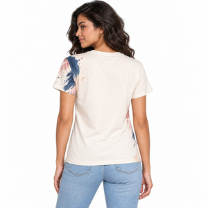 Camiseta para mujer que proporciona comodidad transpirable, ajuste flexible y textura suave para ropa informal y actividades diarias. - Product Image 3