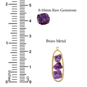 Pendentif en émeraude naturelle brute torsadée |   Fournitures de fabrication de bijoux en argent 925 faites à la main - Product Image 2