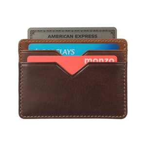 Custom Genuine Leather Men's Fold Short Lightweight High Quality <b>Card</b> <b>Holder</b> <b>Wallet</b> RFID Blocking Slim - Product Image 2