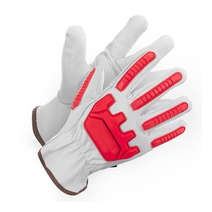 High-Performance Custom Designed Leather Impact Safety <b>Gloves</b> for Heavy Machinery Use Durable and OEM ODM Available - Product Image 2