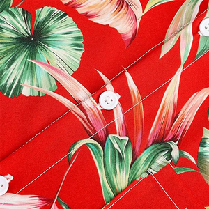 Chemises hawaïennes à manches courtes personnalisées, vintage, boutonnées, respirantes, séchage rapide, impression numérique, vente en gros - Product Image 6