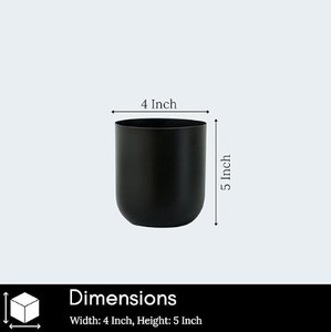 Maceta Metálica Moderna en Miniatura para Decoración de Sala de Estar y Mesa, Elegante Maceta Pequeña para Interiores, Maceta Decorativa de Metal I - Product Image 2