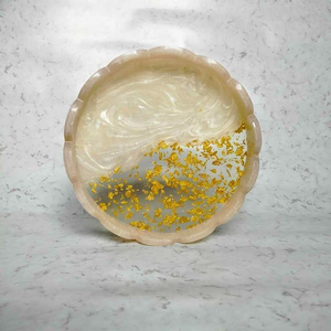 Luxury Custom Durable Hand-painted Eco-Friendly Non-Toxic Resin <b>Jar</b> Lid for Candle <b>Spice</b> Cosmetic Jewelry Storage Table Decor - Product Image 4