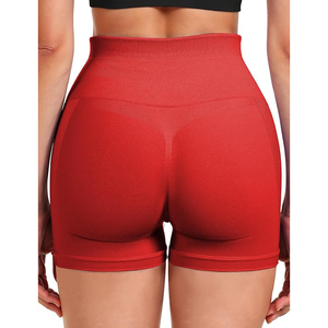 Shorts de sport taille haute avec soutien liftant et contrôle total du ventre, en tissu doux sans coutures pour la gym et l'entraînement - Product Image 3
