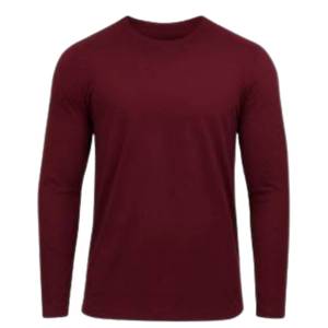 T-shirt à manches longues en coton durable pour homme, respirant, décontracté, streetwear, coupe douce, fabricant OEM - Product Image 1