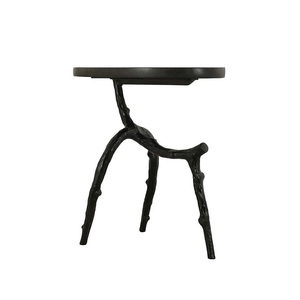 Oval Shape Top Aluminum Casted Side <b>Table</b> for <b>Living</b> <b>Room</b> <b>End</b> <b>Table</b> - Product Image 2